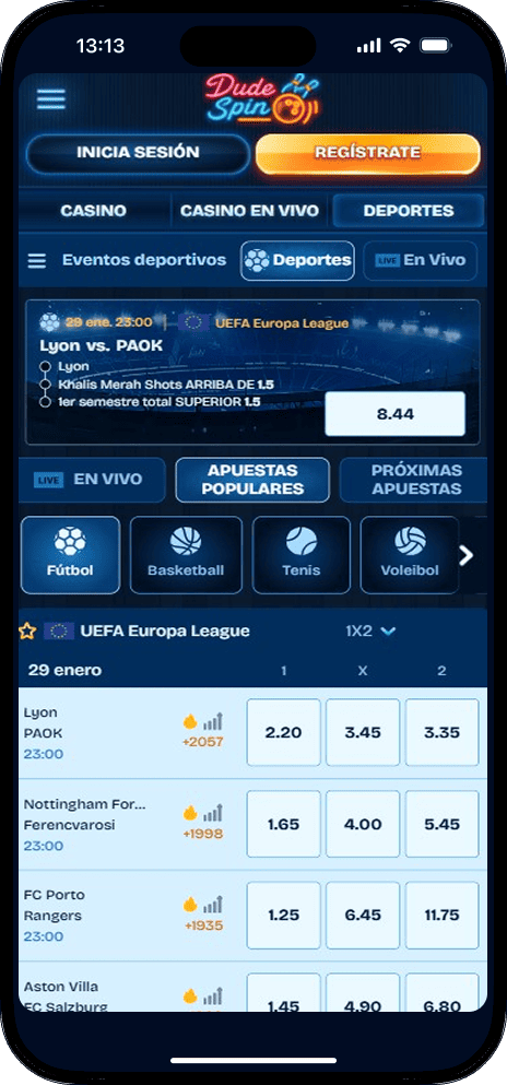 Dudespin Apuestas Deportes