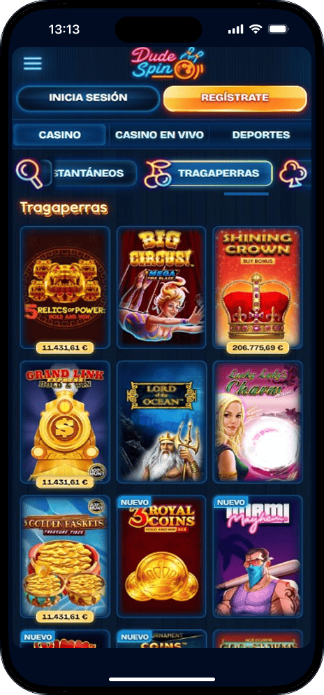 Tragamonedas Dudespin